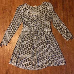 En Creme floral dress